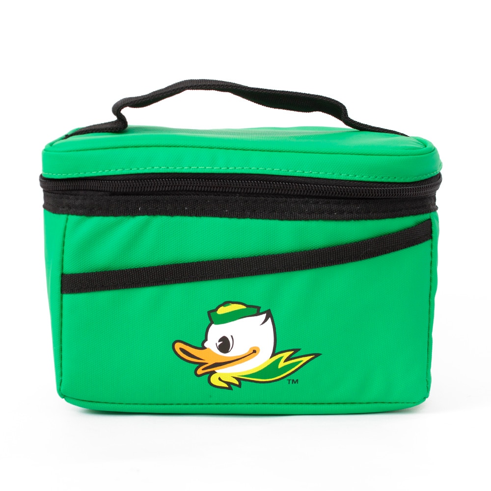 Fighting Duck, Logo Brand, Green, Tailgating, Home & Auto, 6 pack, Heat Seal, Leak-proof lining, Cooler, 954334